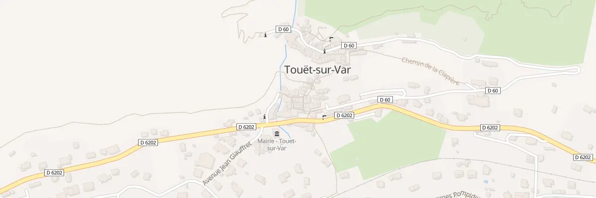 Plan du 134 Rue des Moulins à Touët-sur-Var
