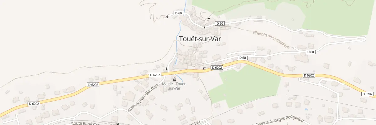 Plan du 8 Rue du Lavoir à Touët-sur-Var