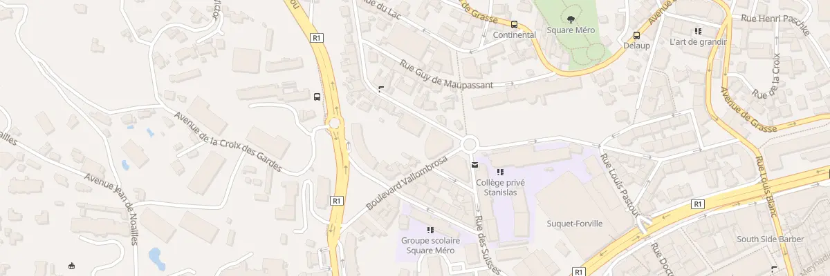 Plan du 5 Bd du Moulin à Cannes