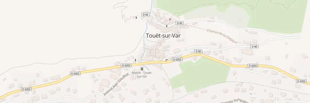 Plan du 136 Rue des Moulins à Touët-sur-Var