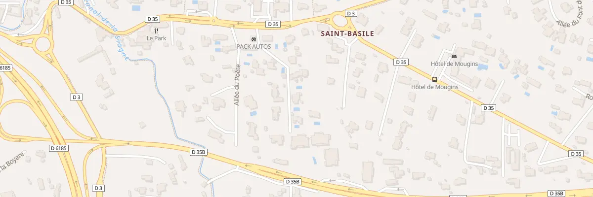 Plan du 386E Av Saint-Basile à Mougins