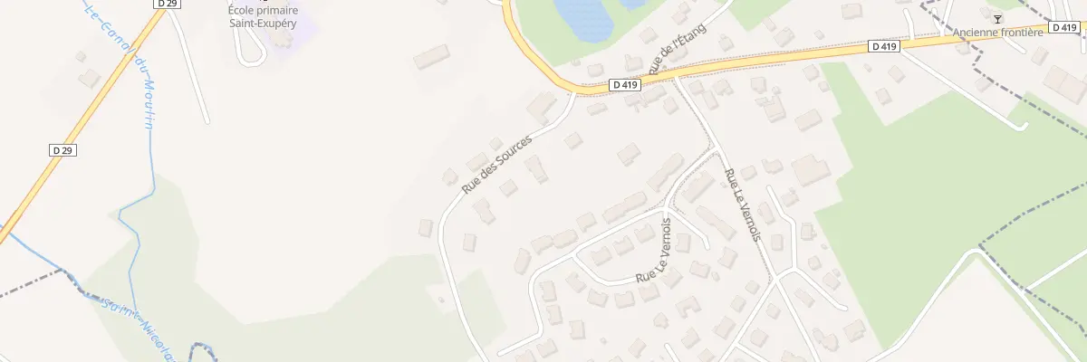 Plan du 3 Rue des Sources à Foussemagne