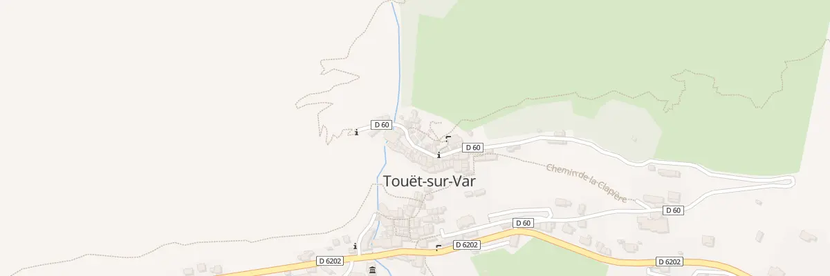 Plan du 883 Av Désiré Niel à Touët-sur-Var
