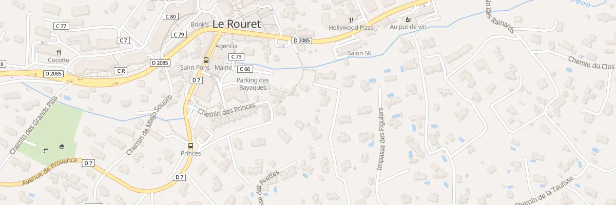 Plan du 22 Che des Princes au Rouret