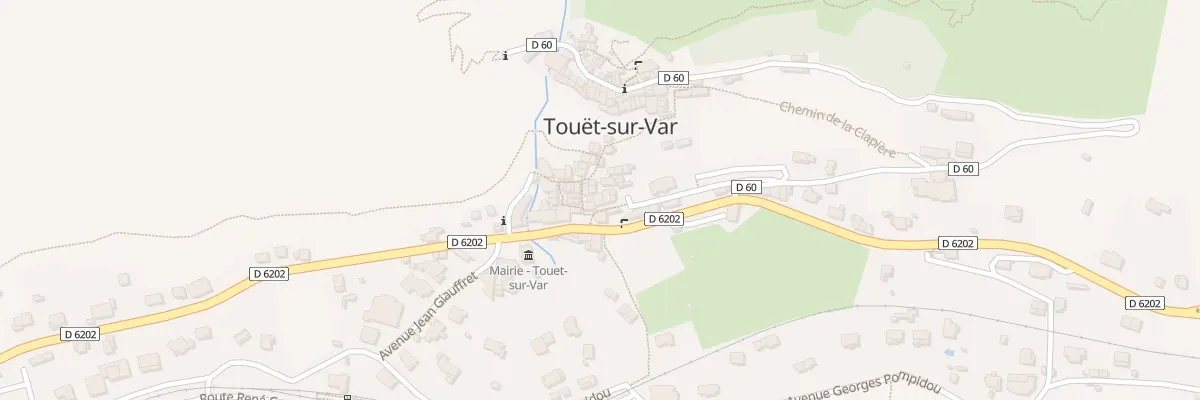 Plan du 30 Rue Armand Fallières à Touët-sur-Var