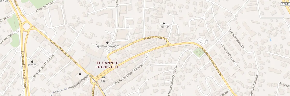 Plan du 88 Bd Paul Doumer au Cannet