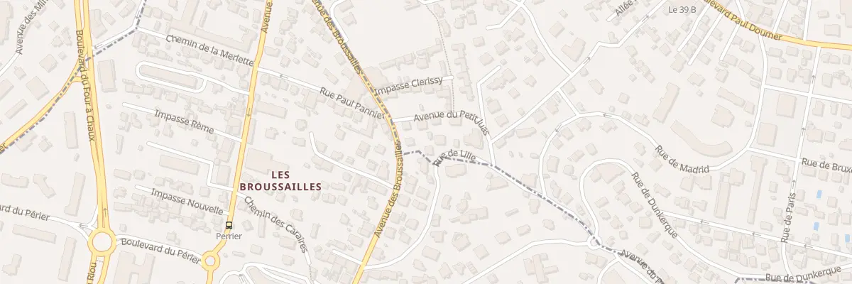 Plan du 13 Rue de Lille au Cannet
