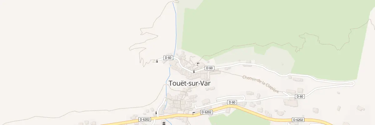 Plan du 22 Rue du Château à Touët-sur-Var