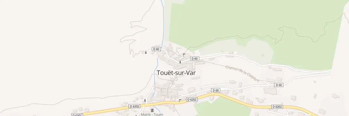 Plan du 852A Av Désiré Niel à Touët-sur-Var