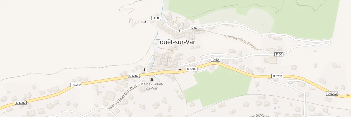 Plan du 40 Mte des Granges à Touët-sur-Var