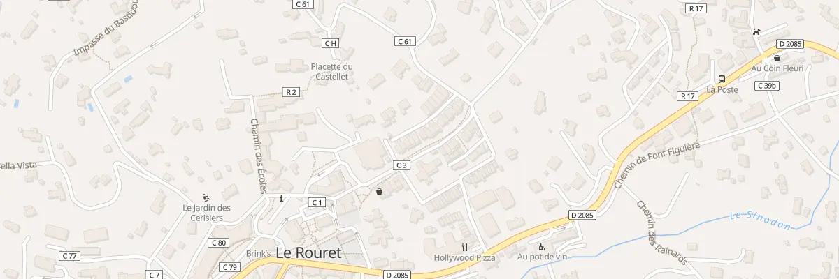 Plan du 1 Che de Castellet au Rouret