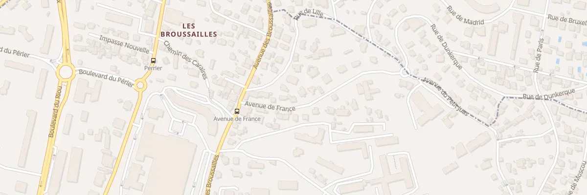 Plan du 20 Av de France à Cannes