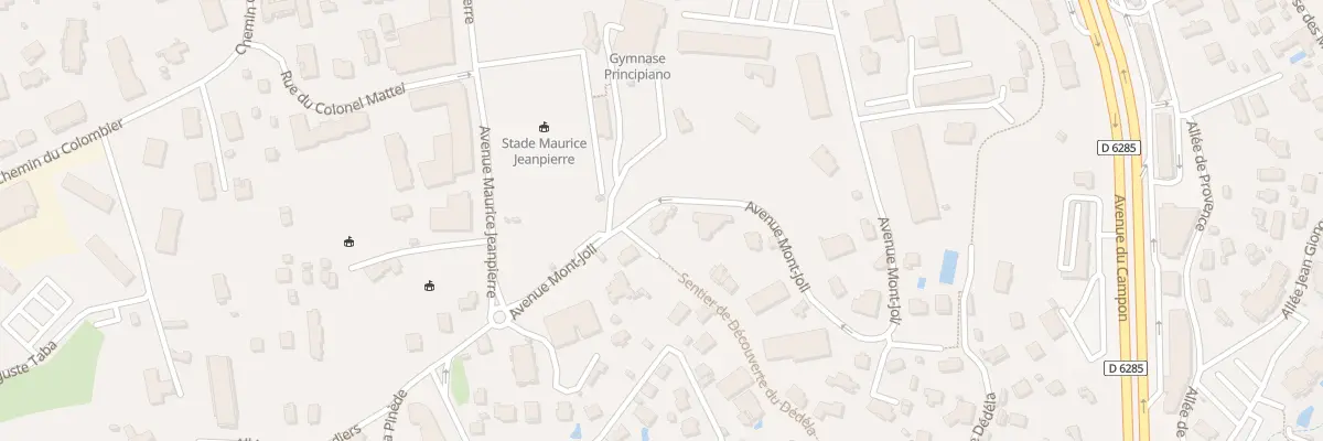 Plan du 10 Av Mont Joli au Cannet