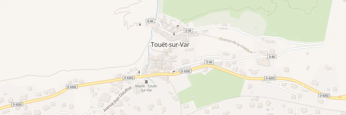 Plan du 20 Imp des Ouarts à Touët-sur-Var