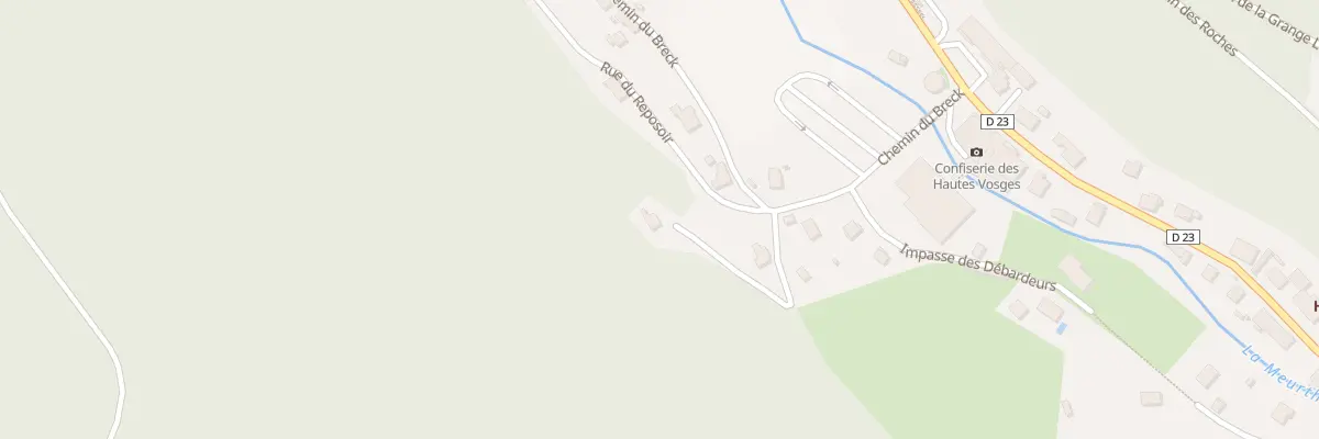 Plan du 64 Imp de l’Ancien Théâtre à Plainfaing