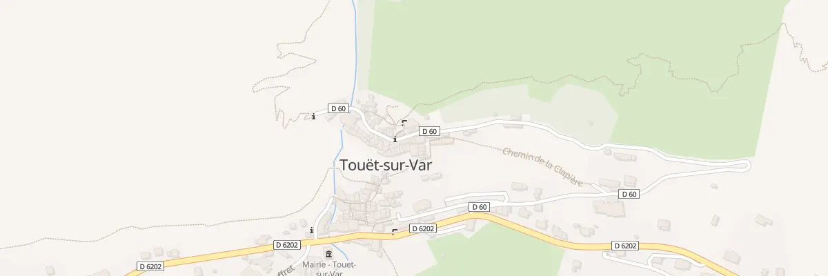 Plan du 33 Pas de la Résistance à Touët-sur-Var