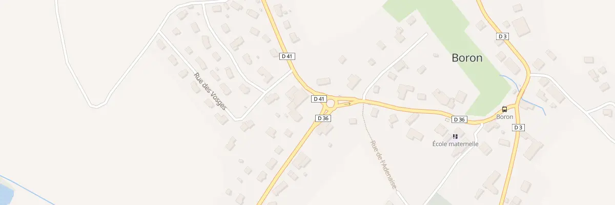 Plan du 1 Rue de Grosne à Boron