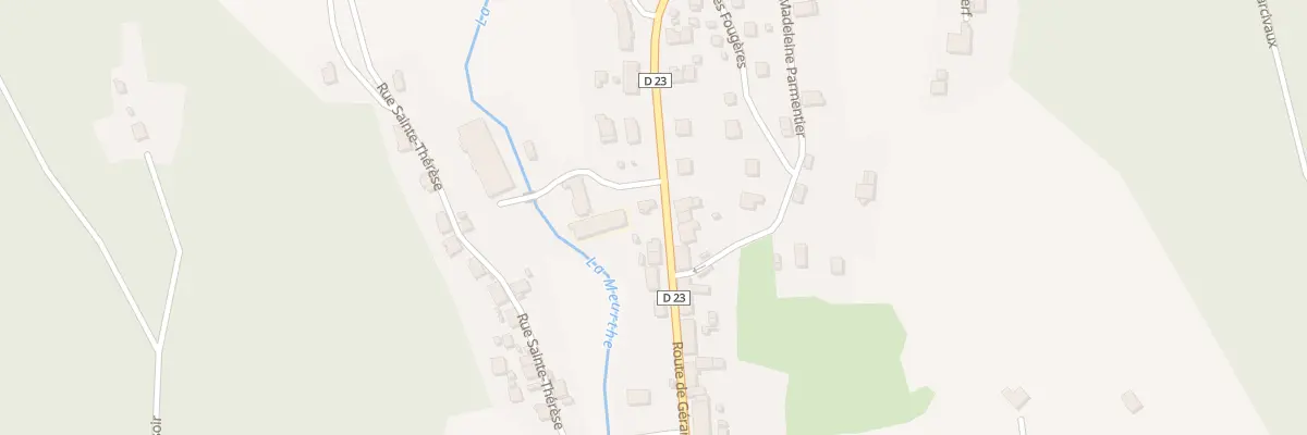 Plan du 1948 Rte de Gérardmer à Plainfaing
