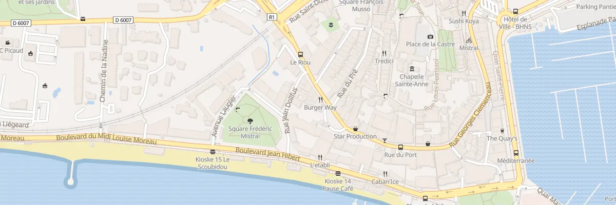 Plan du 73 Rue Georges Clemenceau à Cannes