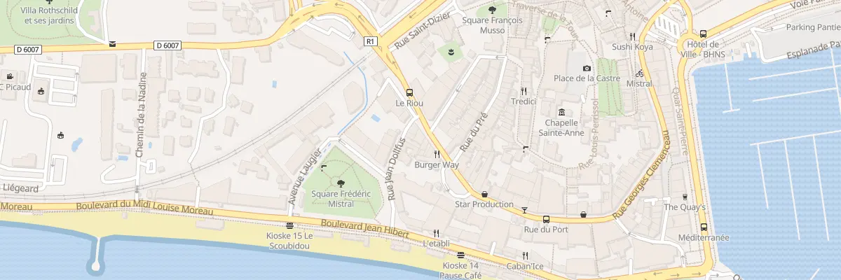 Plan du 83 Rue Georges Clemenceau à Cannes