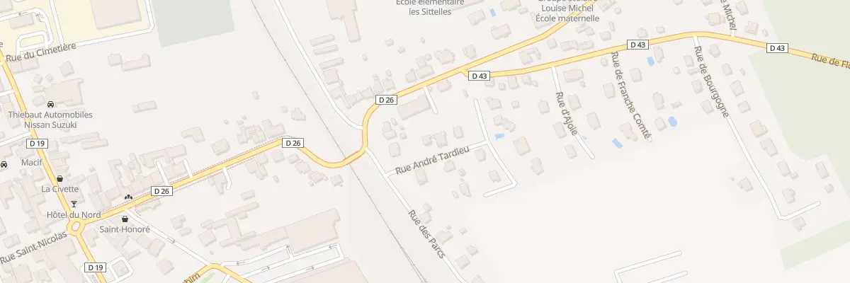 Plan du 3 Rue Tardieu à Charmois