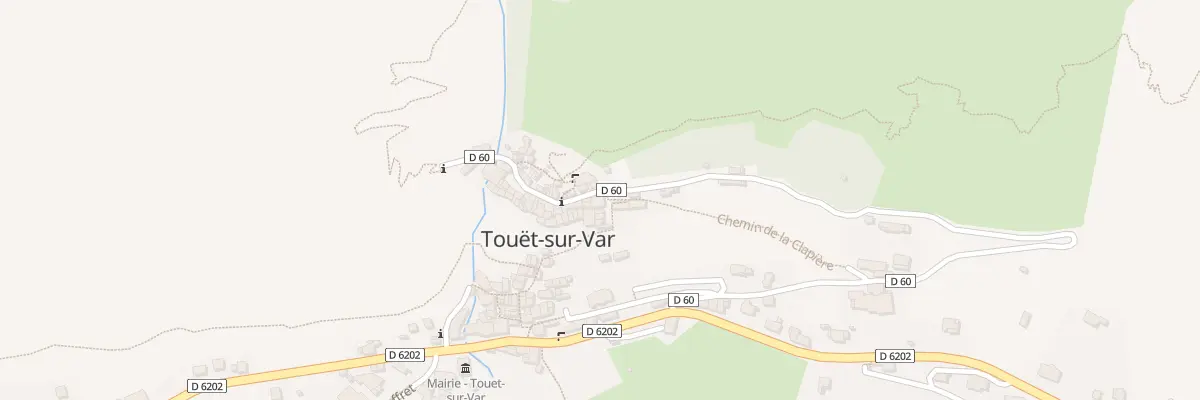 Plan du 15 Pas de la Résistance à Touët-sur-Var