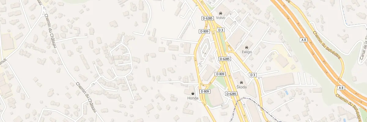 Plan du 1157A Che des Campelieres à Mougins