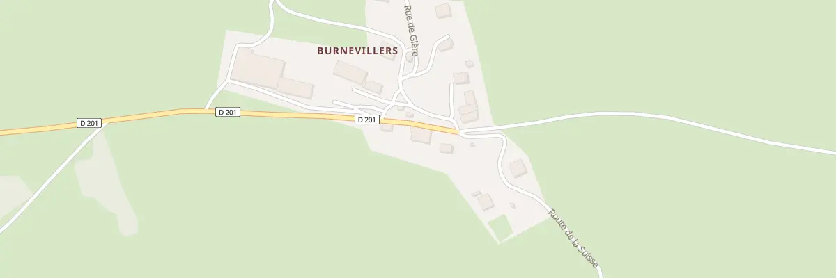 Plan du 5003 Au Village à Burnevillers