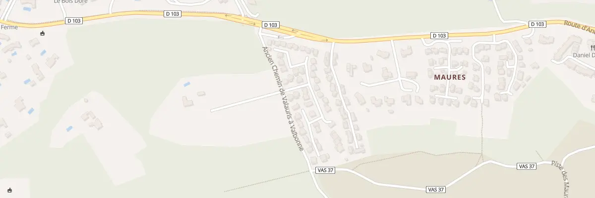 Plan du 704 Rte d’Antibes à Valbonne