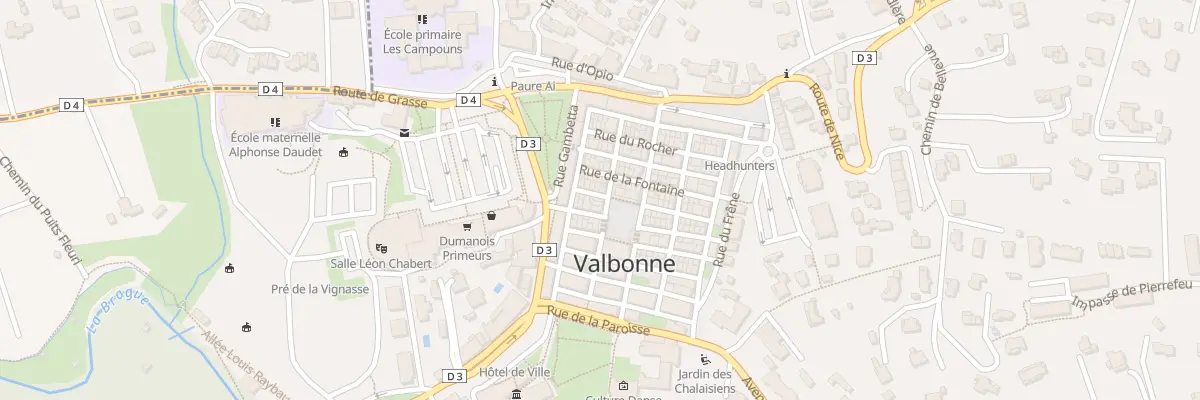 Plan du 19 Rue Eugene Giraud à Valbonne