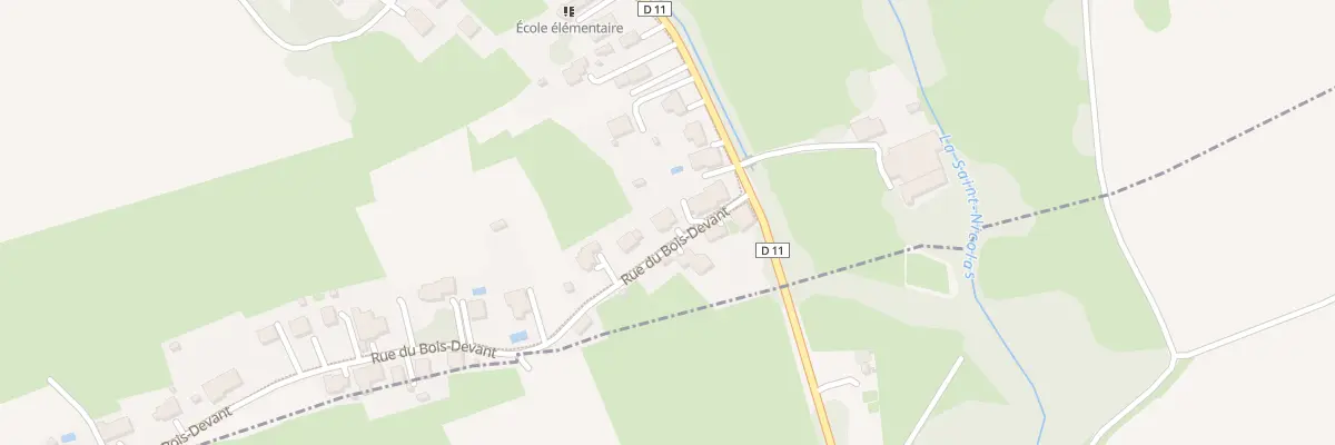 Plan du 2B Rue du Bois Devant à Petitefontaine