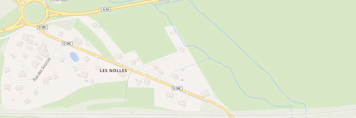 Plan du 33 Rte de Coinches à Remomeix