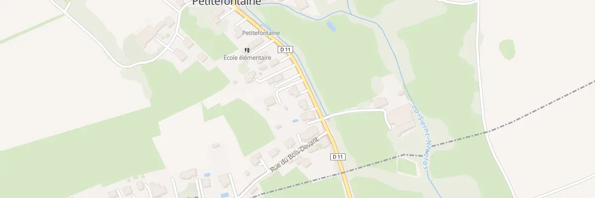 Plan du 14A Rue des Marronniers à Petitefontaine