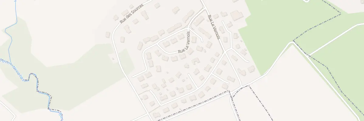 Plan du 33 Rue le Vernois à Foussemagne