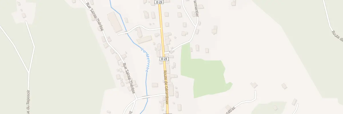 Plan du 289 Rue des fougères à Plainfaing