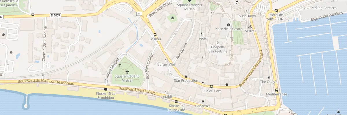 Plan du 76 Rue Georges Clemenceau à Cannes