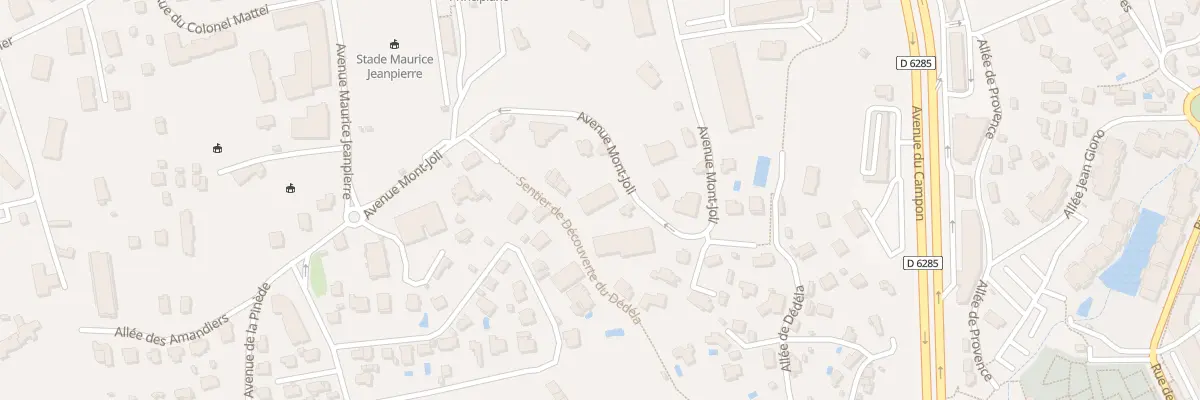 Plan du 16 Av Mont Joli au Cannet