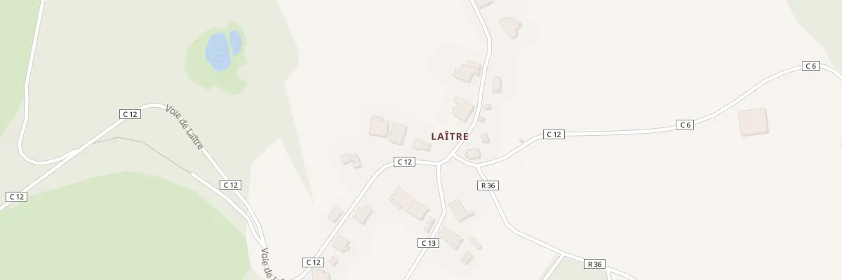 Plan du 13 Laitre à Ban-de-Sapt