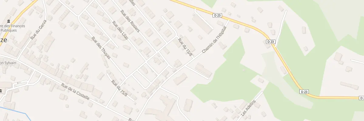 Plan du 18 Rue des Primevères à Fraize