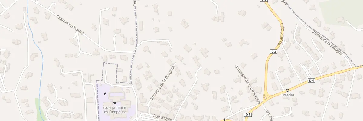 Plan du 228B Che du Tameye à Valbonne