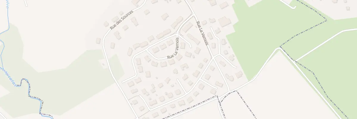 Plan du 35 Rue le Vernois à Foussemagne