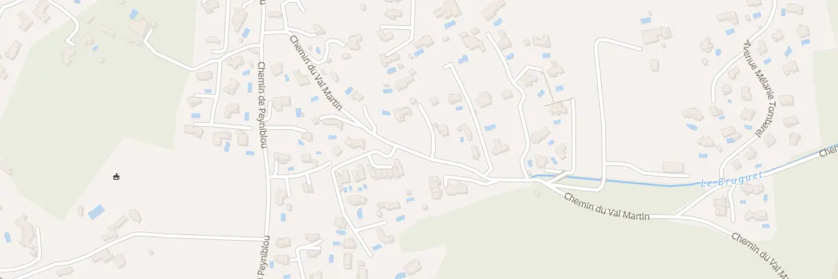 Plan du 235B Che du Val Martin à Valbonne