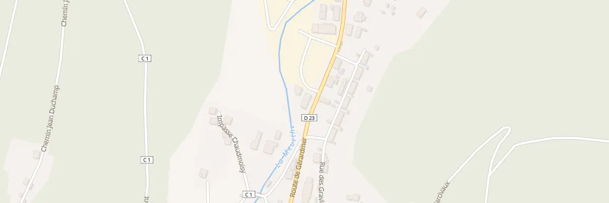 Plan du 1206 Rte de Gérardmer à Plainfaing
