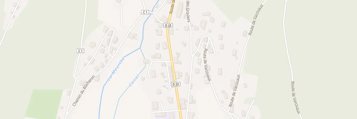 Plan du 1465 Rte de Gérardmer à Plainfaing