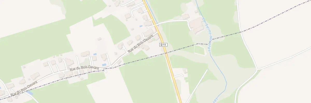 Plan du 3 Rue du Bois Devant à Petitefontaine