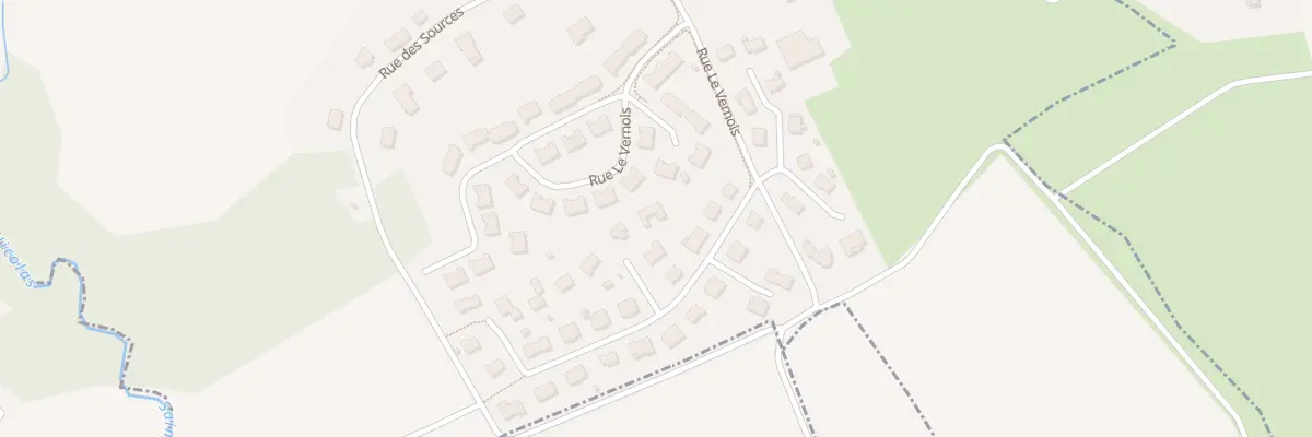 Plan du 25 Rue des trois Chemins à Foussemagne
