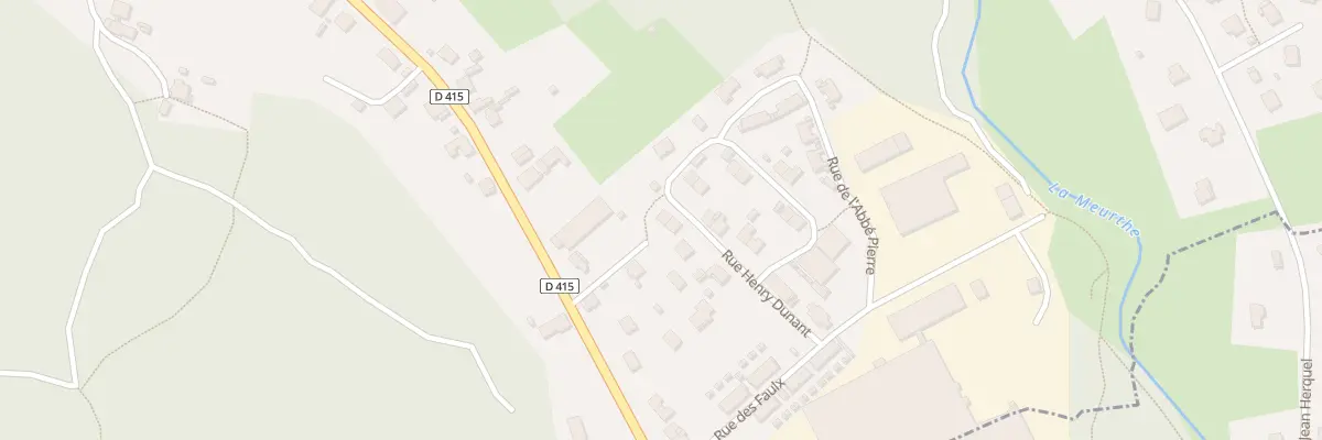 Plan du 7 Rue Henry Dunant à Fraize