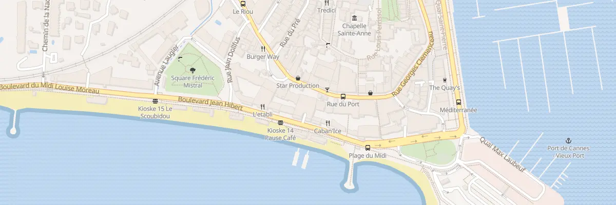 Plan du 61 Rue Georges Clemenceau à Cannes