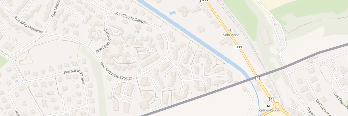 Plan du 1 Imp Gaston Grelat à Delle