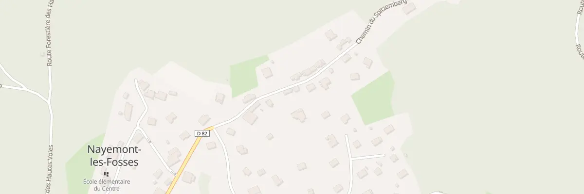 Plan du 614 Che du Spitzemberg à Nayemont-les-Fosses